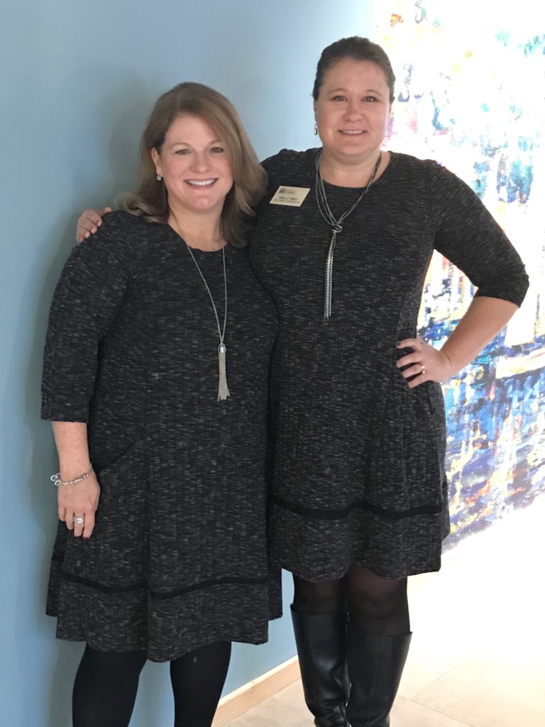 jcookASCA's tweet photo. Who wore it best?  #ASCAtweets edition. @KFreyASCA  #worktwins https://t.co/9da6mmZC3V