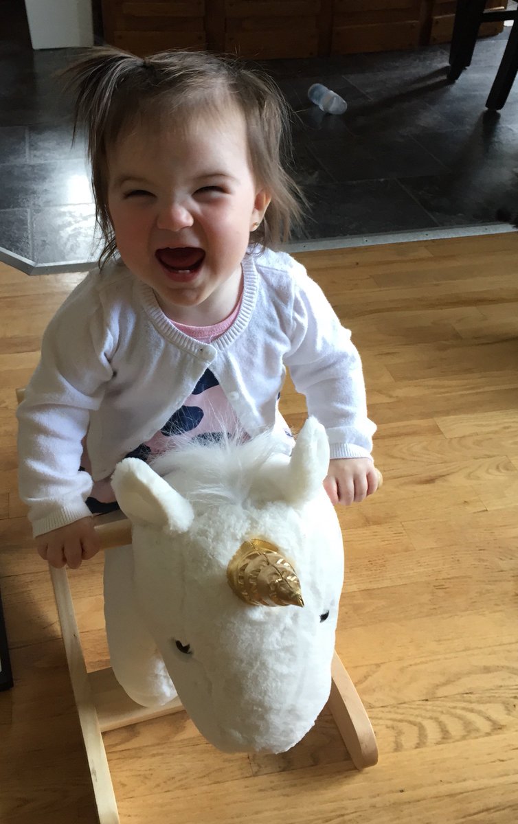 ParentLifeNet's tweet photo. Adorable RYLEE loves her new rocking unicorn! So cute :). Enter the code RYLEE for 5 extra entries. https://t.co/lx1hIWrpTA #CLB7 #BabyoftheDay https://t.co/dTJC8aHCTW