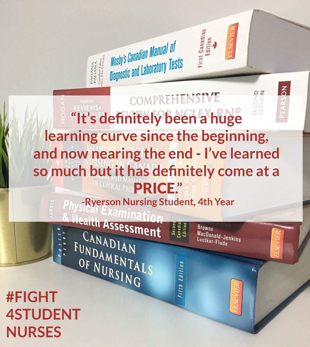 Fight4StuNurses's tweet photo. Head on over to our Facebook page to read the full statement from q 4th year Ryerson Nursing Student. #Fight4StudentNurses https://t.co/M6KPTkZE0S https://t.co/C54OV13uZN