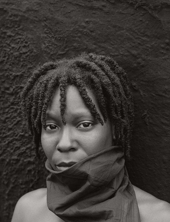 Happy birthday to Whoopi Goldberg. Photo by Herb Ritts, 1987. 