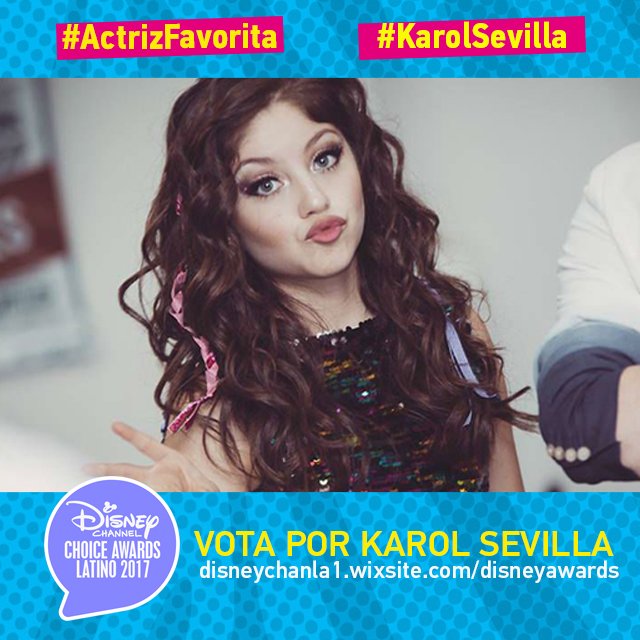 Karolisto_KS's tweet photo. No nos olvidemos votar por esta Personita hermosa Meresedora de Todo ❤😘 @karolsevilla como actriz del año en los #DCA2017 ingresa ahora mismo en;
#disneychanla1.wisxite.com/Disneyawards 😍🏆 Y usando los Hashtags #KarolSevilla
#actrizFavorita Si No Has votado , Vez A votar 👏 https://t.co/d2FRSR3q3o