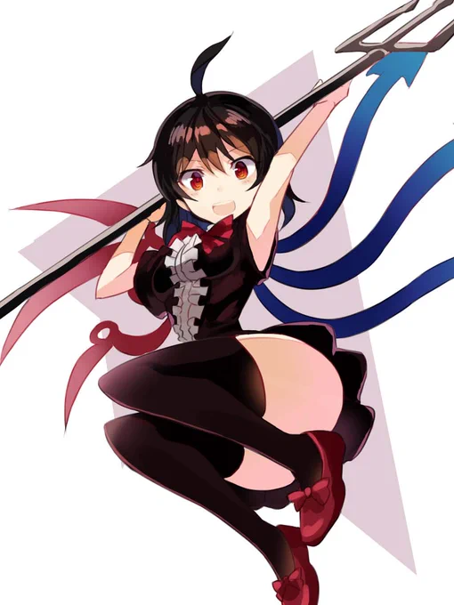 #深夜の真剣お絵描き60分一本勝負ぬえちゃん^^ 