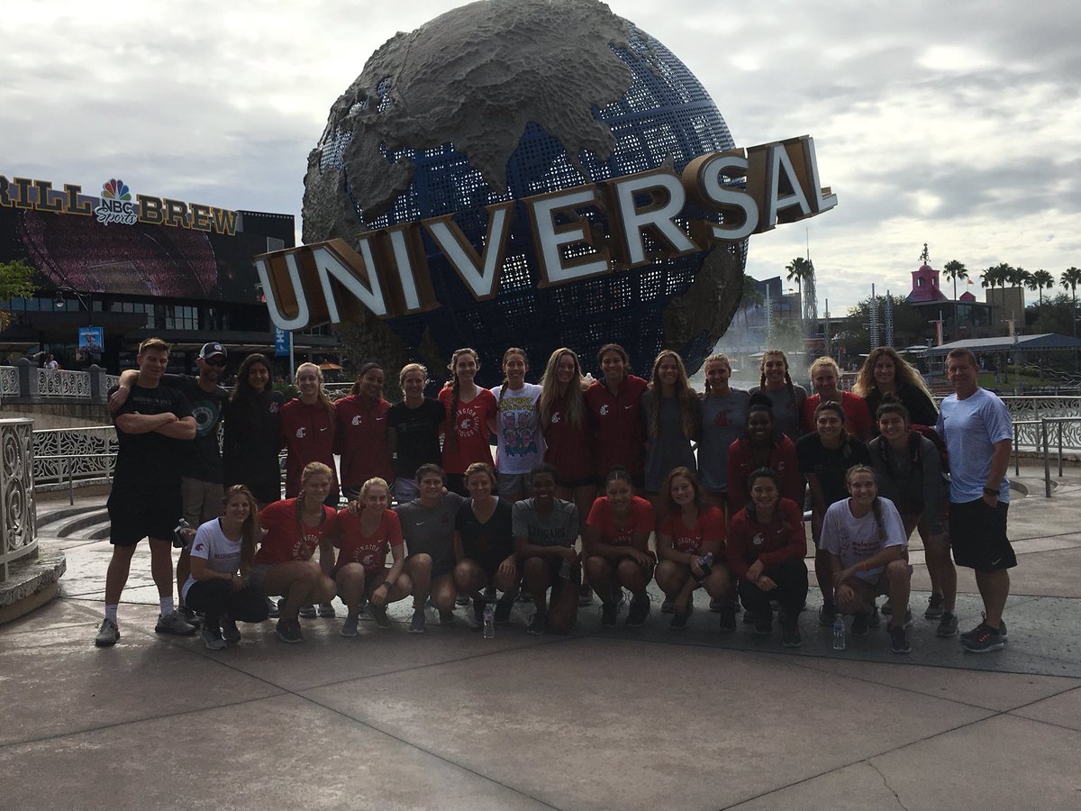 WSUCougarSoccer's tweet photo. Cougs on their off day. The perks of winning in the NCAA Tournament. #GoCougs https://t.co/uIWodx16KN