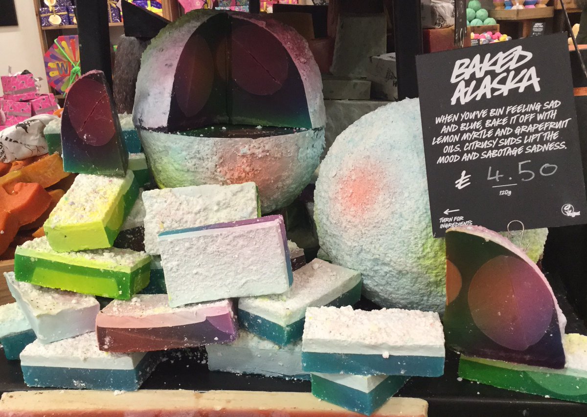 Cheer yourself up on this cold, wintery day with our Grapefruit &amp; Lemon Myrtle scented Baked Alaska Soap, smells as good as the pud tastes!