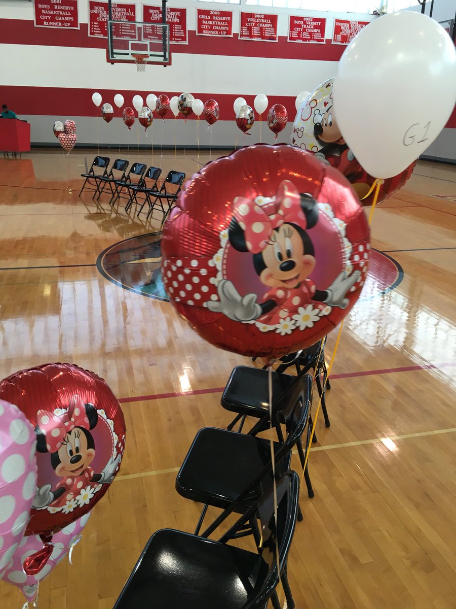 CopsKidsMagic's tweet photo. Today is the first 2018  Disney trip announcement assembly ! Joining the @EVSC1 McGary Pioneers for some Disney Magic! https://t.co/T2MMnCG4Mj