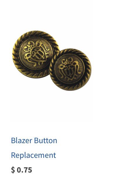modeca_vpa's tweet photo. #DECAMonth Day 13: My favorite ShopDECA item. Blazer buttons, because mine always seem to fall off! #DECAProbs https://t.co/ecAyeeRqdy