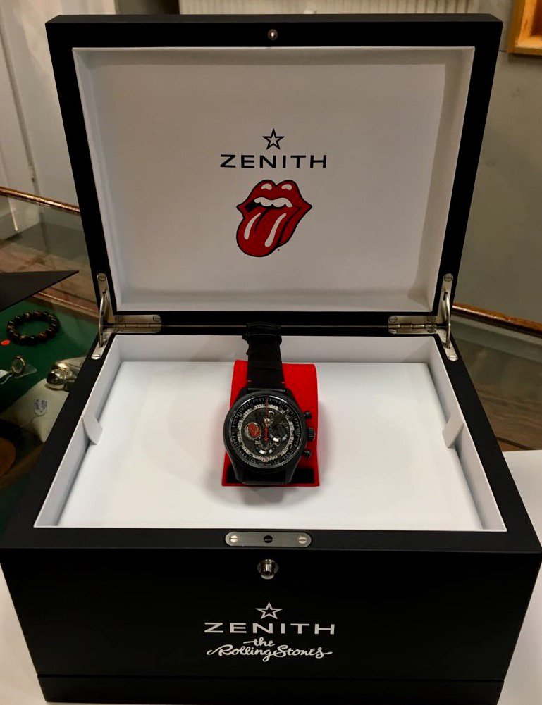 ebertuhren's tweet image. NEU bei @ebertuhren 
Zenith El Primero Skeleton "Tribute to the Rolling Stones"
