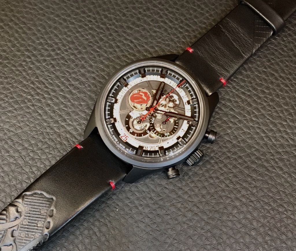 ebertuhren's tweet image. NEU bei @ebertuhren 
Zenith El Primero Skeleton "Tribute to the Rolling Stones"