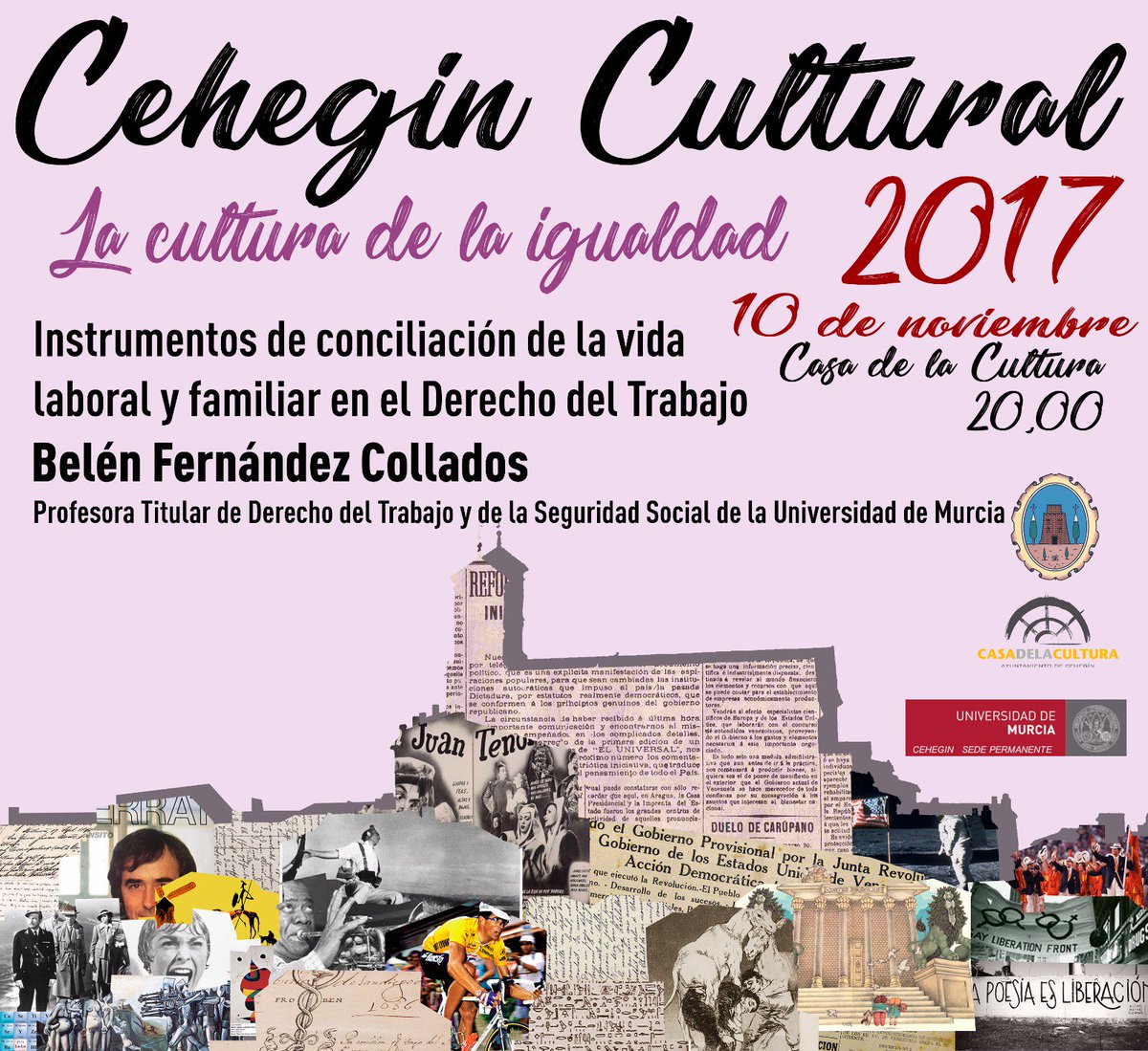 TvCehegin's tweet photo. Programación para hoy lunes 13 de noviembre de 2017. A las 20:00 emitiremos la @charla de #BelenFernandez celebrada el pasado viernes en #CasadelaCultura de #Cehegin dentro del ciclo de conferencias del #CeheginCultural
https://t.co/yIWTfysAIQ https://t.co/dcdhhW9sx1
