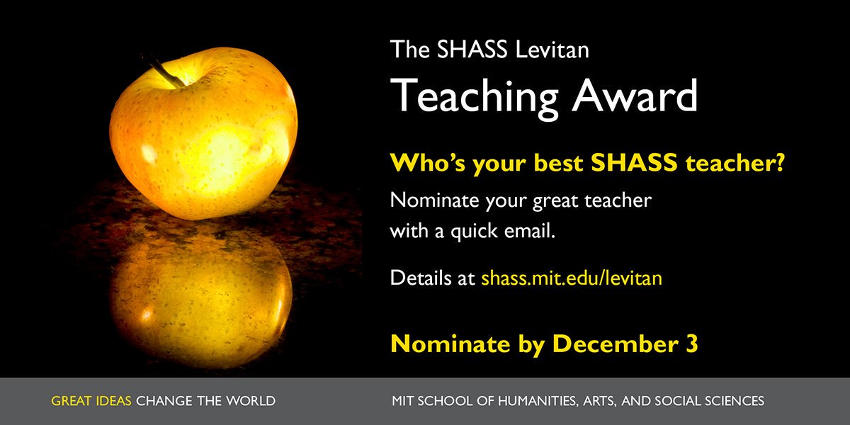 MIT SHASS for Students tweet media