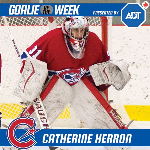 TheCWHL's tweet image. It's time to vote for the Goalie of the Week, presented by @adtcanada!

thecwhl.com/poll/goalie-we…