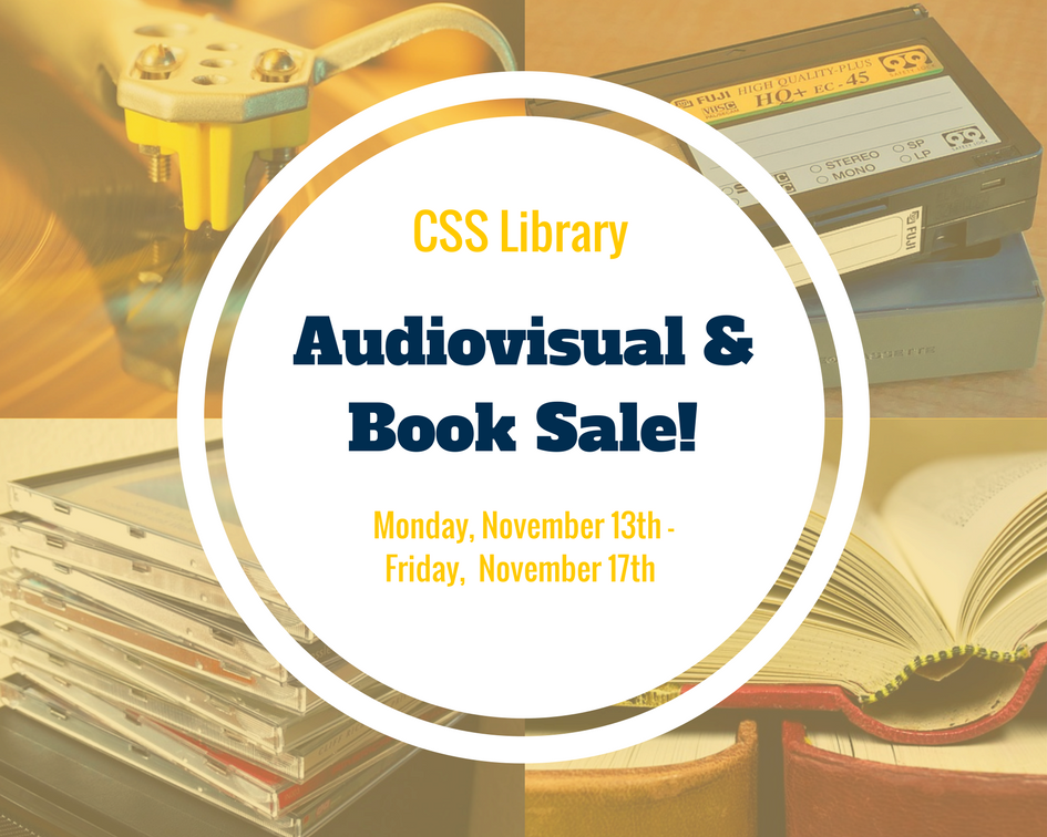 CSS_Lib's tweet photo. Come look for some treasures! #CSSLibrary #booksales https://t.co/EgfLazYumG