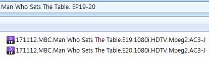 MBC #밥상차리는남자
#SooYoung #이루리 #LeeRoori #Manwhosetsthetable
EP19-20
Full Cut / TP / 1080i / No Error / 21.1GB

mgnet.me/cRxB0IW