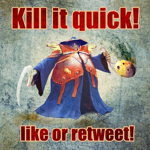 goheroesgame's tweet photo. Hello Heroes! Our Twitter page has been attacked by The Grim Harvester Like and Retweet to defeat him! Players will be rewarded when he has been defeated! The competition closes on Friday the 16th of Nov at 12pm GMT! https://t.co/fCHhrICCYV