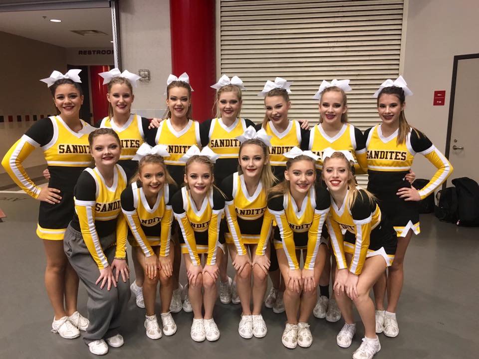 CBMSSandite's tweet photo. Congratulations Cheerleaders!!! 6th grade got a first place trophy in their division, and junior high got a first place trophy as well as a grand champion award. Way to go ladies! https://t.co/sZz8W3uPty
