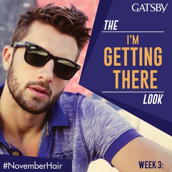 gatsbyindia's tweet photo. The heavy stubble is here. Worried about what hairstyle would suit you best? Check out this hairstyle from the #GatsbyStyleTakes for that perfect #NovemberHair look! #NoShaveNovember https://t.co/roAjGwM6GJ