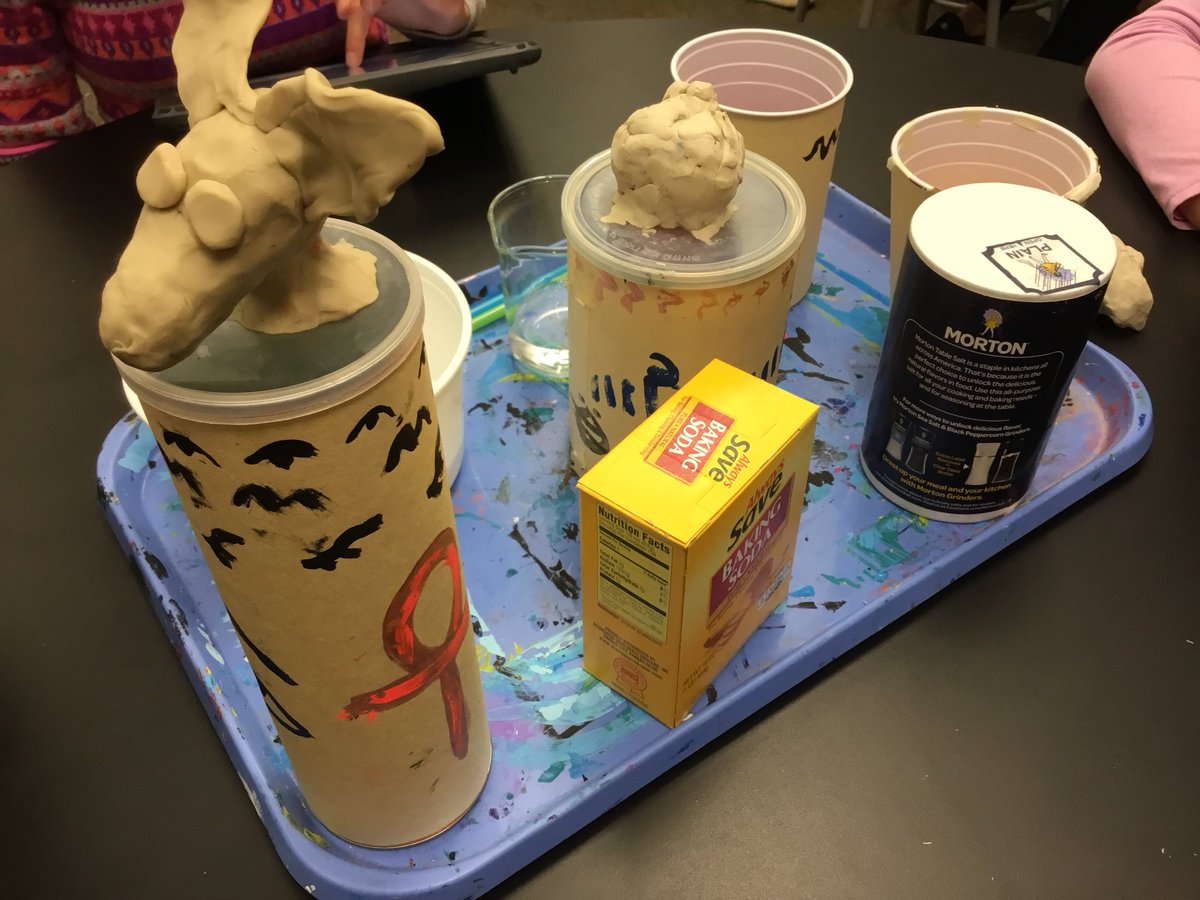 twcline1's tweet photo. Learning about canopic jars and mummification using Pringles cans and apples! #bepresent @theSMSD https://t.co/pKdSPbQg4L
