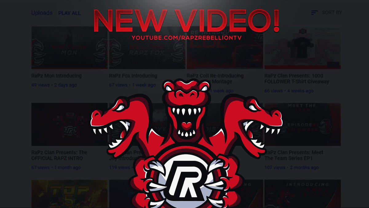 RapzRebellion's tweet photo. Don't forget to check out our Recruitment Challenge on our channel!
https://t.co/EtFFxaqneB https://t.co/3408rRzOaP