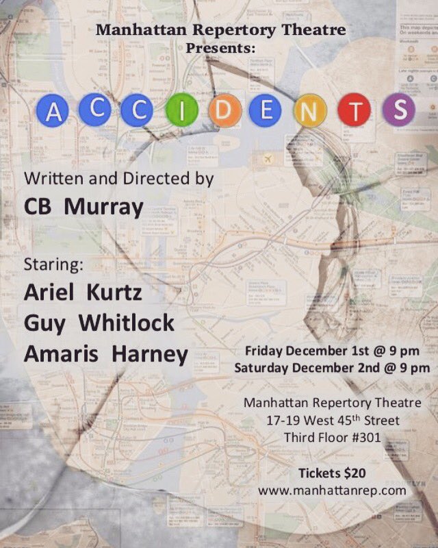 ArielKurtz13's tweet photo. Come see Accidents at @ManhattanRep on Dec 1st and Dec 2nd at 9pm! I play a young pregnant girl. Let's kick off my birthday month with some art! #manhattanrep #newplay https://t.co/ID4oZSiTiW