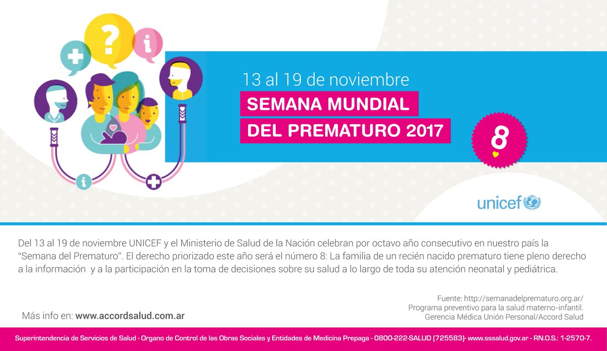 13 al 19 de noviembre: Semana Mundial del Prematuro 2017  +info: 
accordsalud.com.ar/modulos/instit…