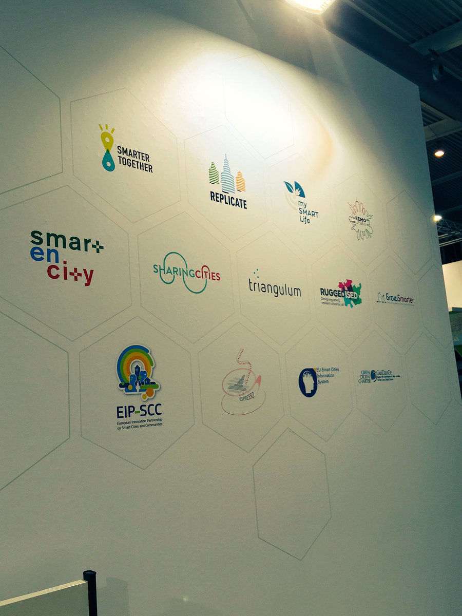 EUSmartCities's tweet photo. Attending #SCEWC17 this week in Barcelona? Come find the #EUSmartCities stand (D450) - Where @EU_Commission funded #SmartCities projects and initiatives in Europe will be showcased! - https://t.co/vItE1LuFUN #SCC01 @SmartCityexpo https://t.co/OJQJuClZBw