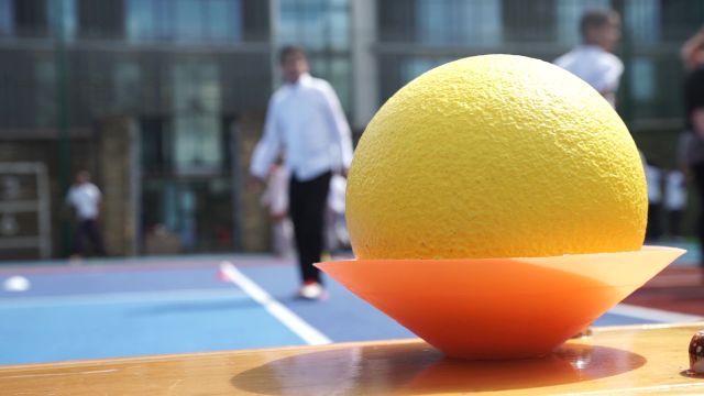 Our first whole school sporting challenge on our new pitch! - bit.ly/2ACe89w