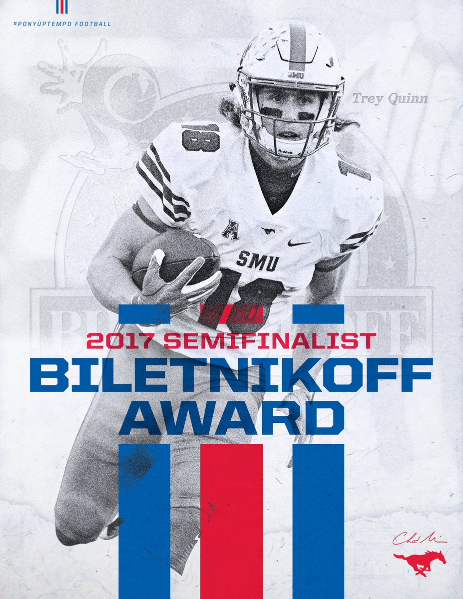 #PonyUpTempo WR @treyquinn8 repping #MilitiaSquad as a <a href="/biletnikoffawrd/">Biletnikoff Award</a> Semi-Finalist 🐴⬆️