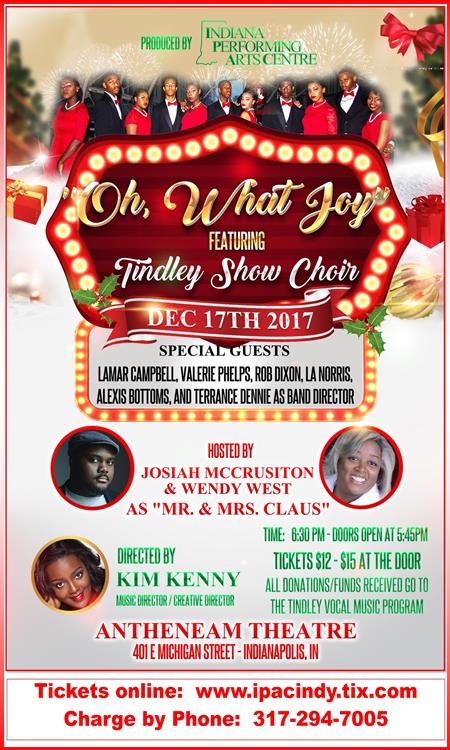 ipacindy's tweet photo. Soulful Sounds of the Holiday - Featuring The Tindley Showchoir, Lamar Campbell, Rob Dixo... https://t.co/YRx4XSjg6C https://t.co/wJdfLY6lWa