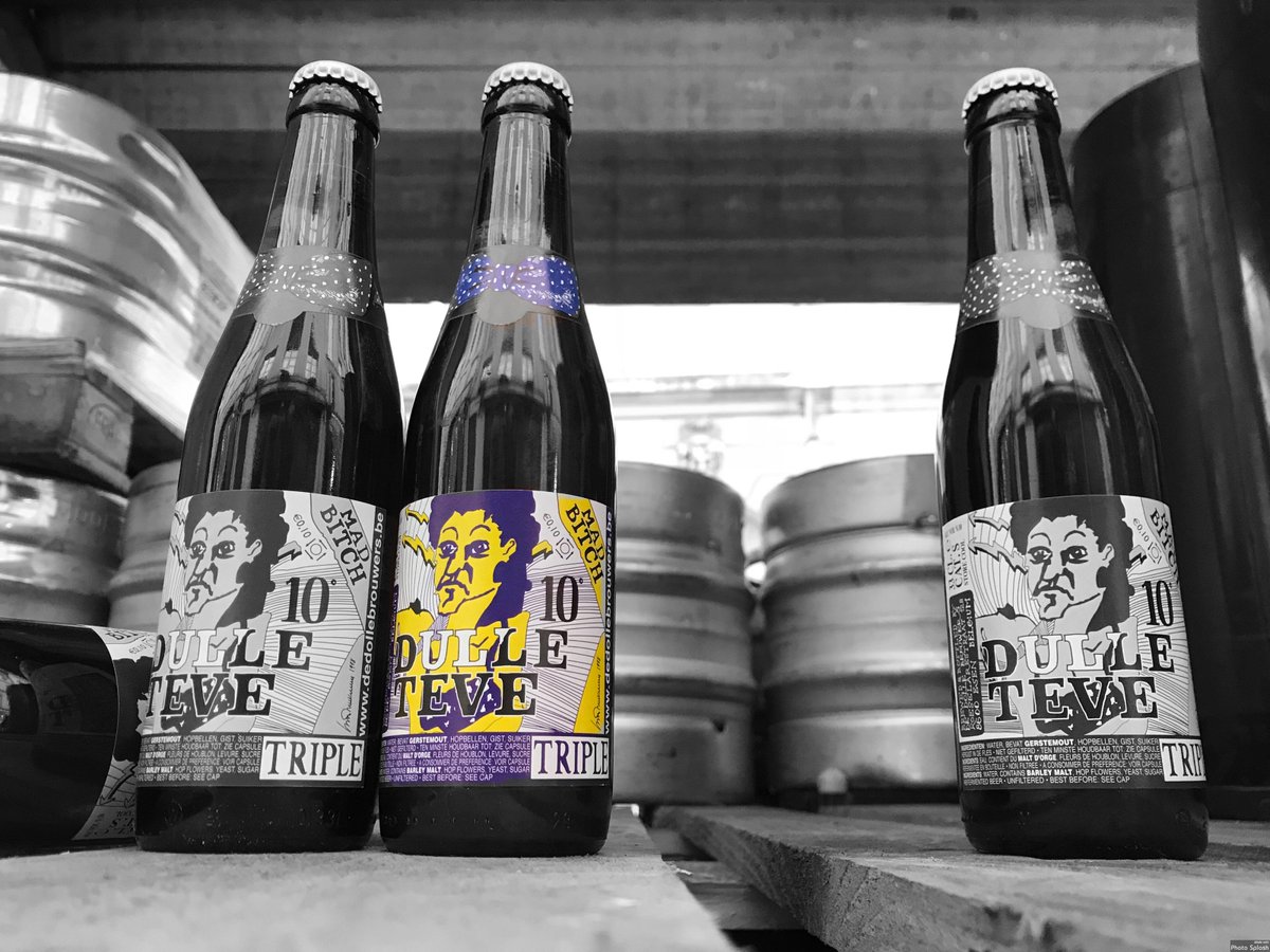 LesBerThoM's tweet photo. Dulle Teve (10°) en bouteille à découvrir ! Brassée par De Dolle Brouwers #abbaye #triple dans la plus pure tradition #belge, #douce, #moelleuse et #épicée, notes de #levure et #banane. Quantité limitée ! https://t.co/YcBs51ENgQ