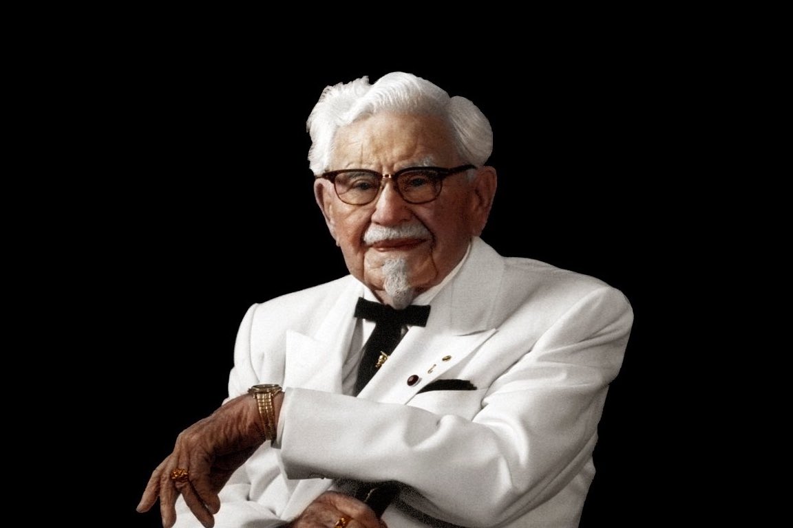 Colonel Sanders- Founder of the fast food chain restaurant KFC, he began his dream of selling his his fried chicken recipe at age 65 and was rejected by 1009 restaurants before it was finally accepted by a restaurant and added on the menu #GEW2017