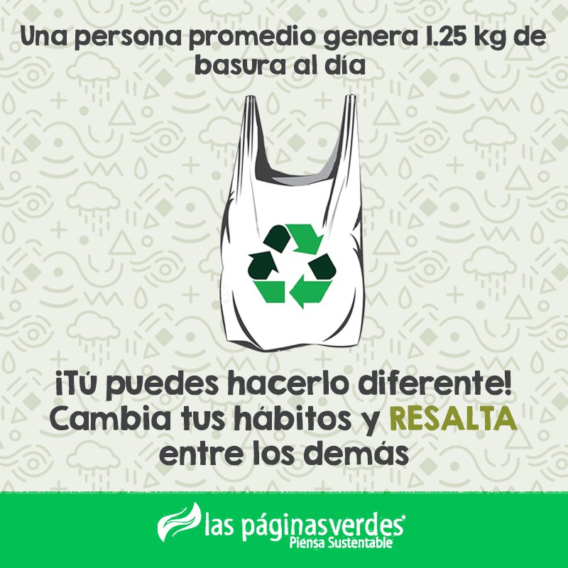 ¡Sé diferente a los demás! Cambia tus hábitos y ayuda al planeta, ¿cómo haces tú para ser diferente? #Reciclaje