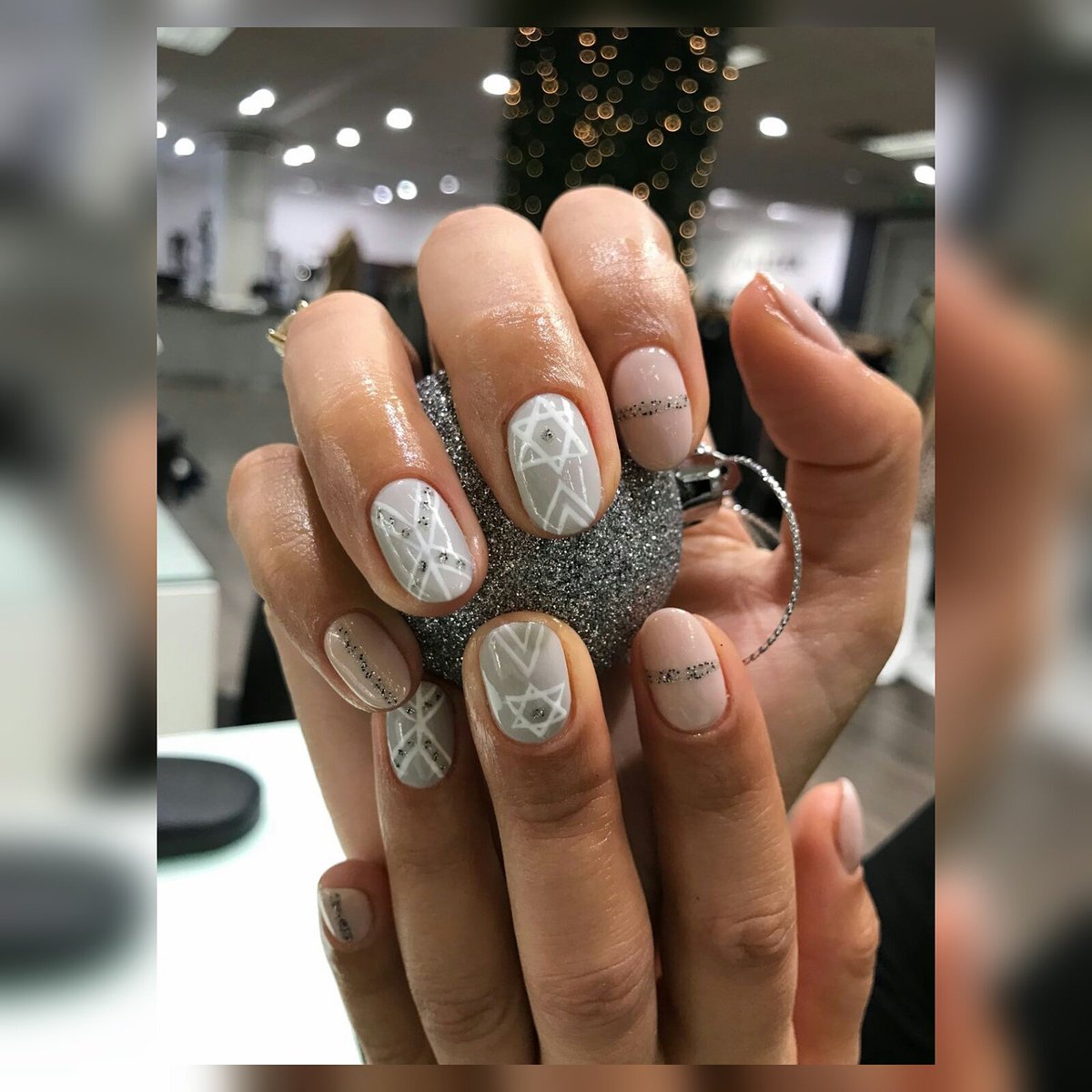 Nails_Dublin's tweet photo. It's #ManicureMonday and we're getting our #ChristmasNailArt up to scratch (pardon the pun) 😘 https://t.co/hScDHOZvTB