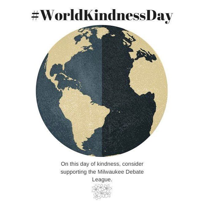 MkeDebate's tweet image. On this #WorldKindnessDay consider donating to or volunteering with @MkeDebate!