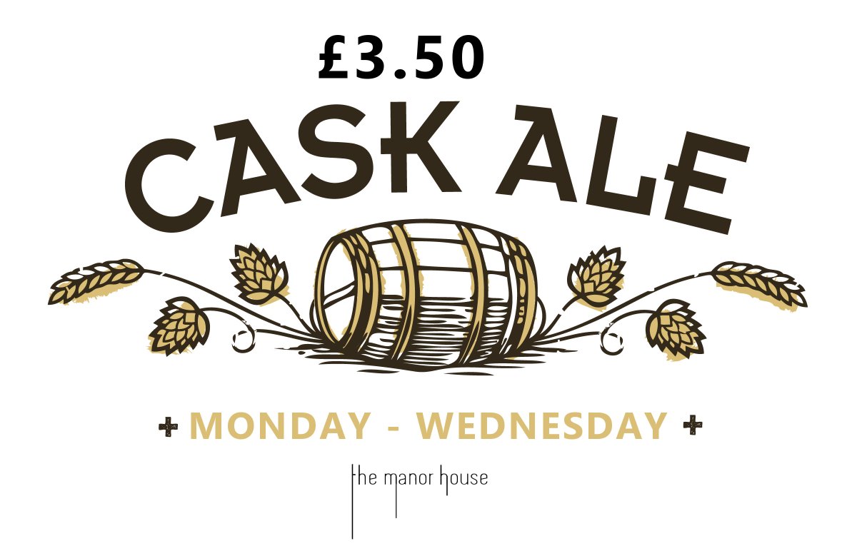 Save on Cask Pints!
Drop into The Manor anytime Monday - Wednesday and enjoy any #CaskAle for £3.50!
<a href="/WansteadBusines/">Wanstead Business</a> <a href="/wanstead_food/">Wanstead Food</a> <a href="/lovewanstead/">love wanstead</a> <a href="/ShopEatWanstead/">Wanstead Village</a> @emptypocketlisa