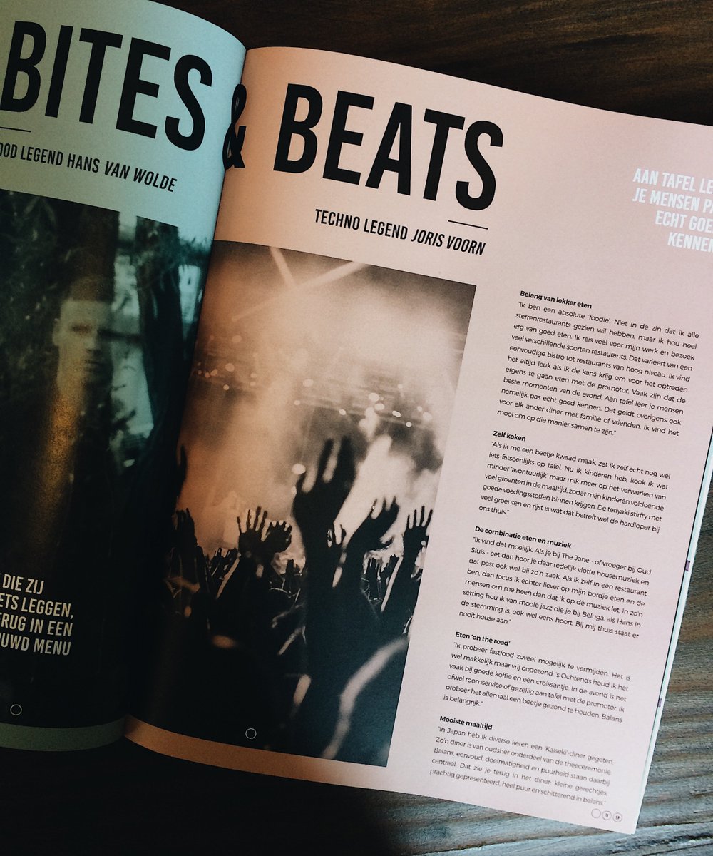 [DUTCH] <a href="/JorisVoorn/">Joris Voorn</a> praat in de eerste issue van <a href="/belugalovesyou/">Beluga Loves You</a> over het belang van eten, zelf koken en eten 'on the road'.