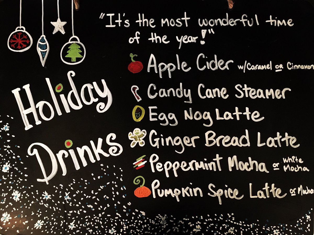 TazzaDAmore's tweet photo. #HolidayDrinks have arrived! #AppleCide #CandyCane #EggNogLatte #EggNog #PeppermintMocha #Peppermint #pumpkinspice #PumpkinSpiceLatte #caltrain #sf #sanfrancisco #mondaymotivation https://t.co/AshwYHlZbo