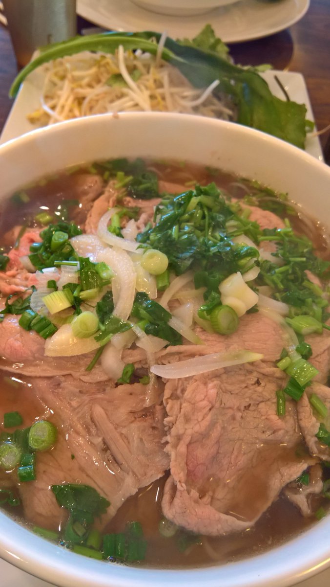 RequestDS's tweet image. Saigon Deli in Oakwood is now open and their pho is amazing!! Get yours delivered today!