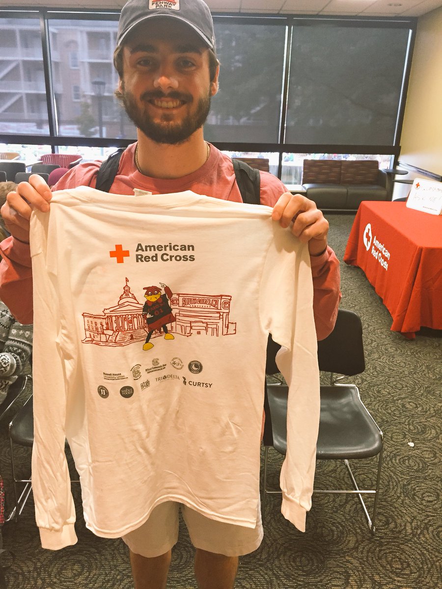 The 33rd Annual Carolina Clemson Blood Drive is underway. Every donor will get a long-sleeve t-shirt and save some lives! Come out today! #beatclemson #gamecocksgive