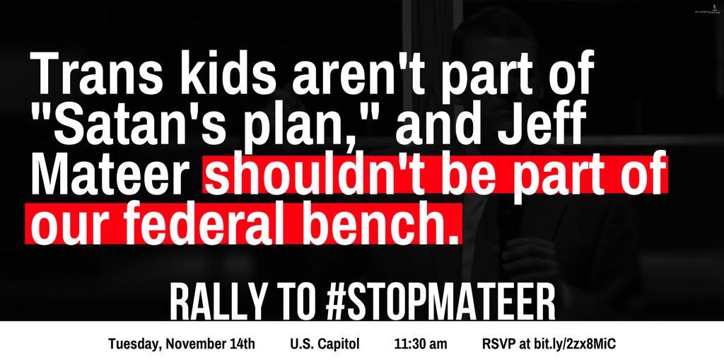 shin_inouye's tweet photo. Jeff Mateer attacks #transgender children, openly embraces #LicenseToDiscriminate laws &amp; supports “conversion therapy.” Come rally to #StopMateer on 11/14. https://t.co/Kjhx8vDCqH https://t.co/uViPas1RgQ