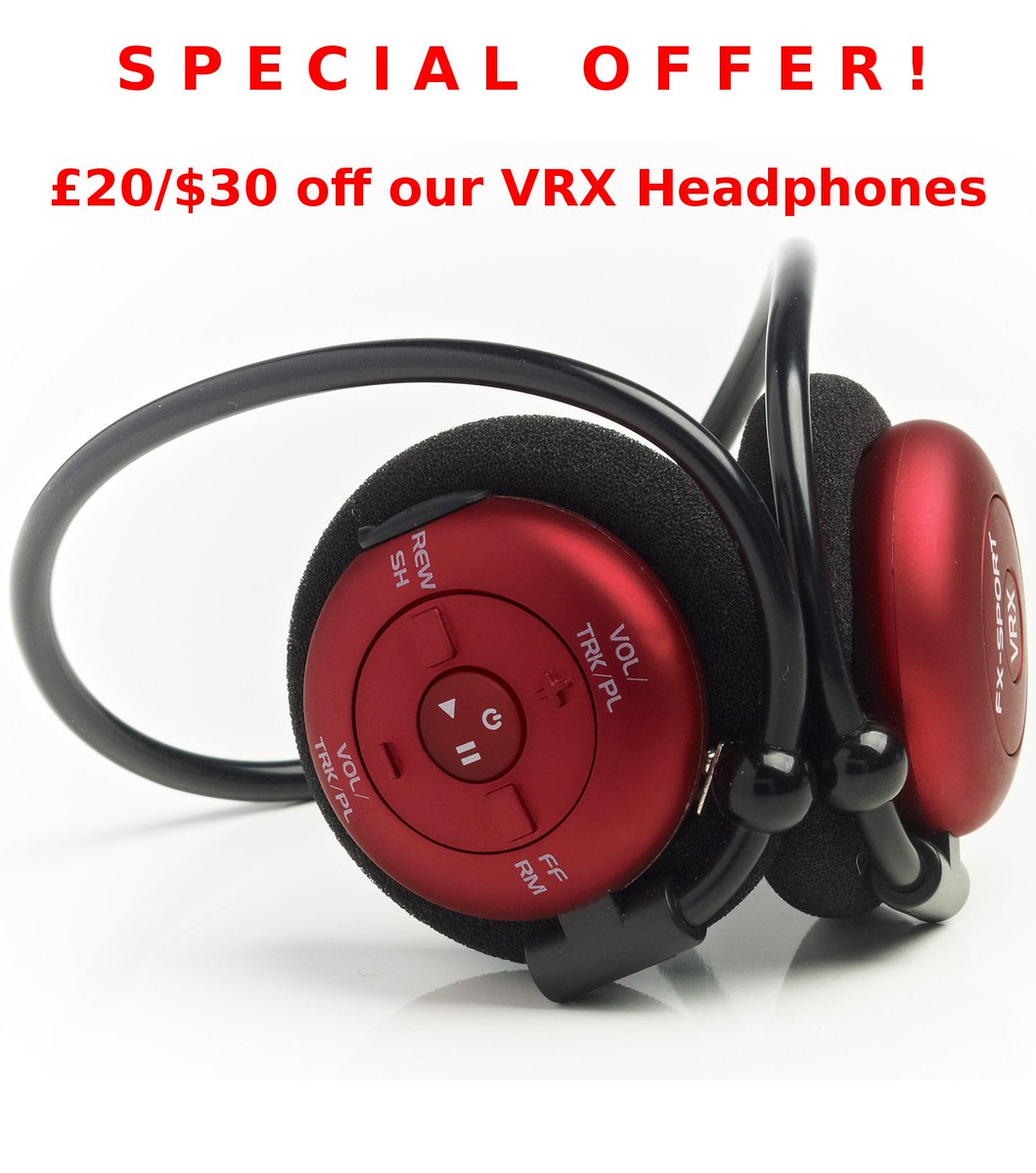 FXSport1's tweet photo. Due to popular demand we have extended our #SpecialOffer until midnight Tuesday. The ultimate #training partner! Take them anywhere, loaded with hundreds of workouts to enjoy with YOUR favourite music! https://t.co/pxMA67EjEt #SportHeadphones #FitnessTech #WaterproofMP3 https://t.co/KLPcZGqCHW