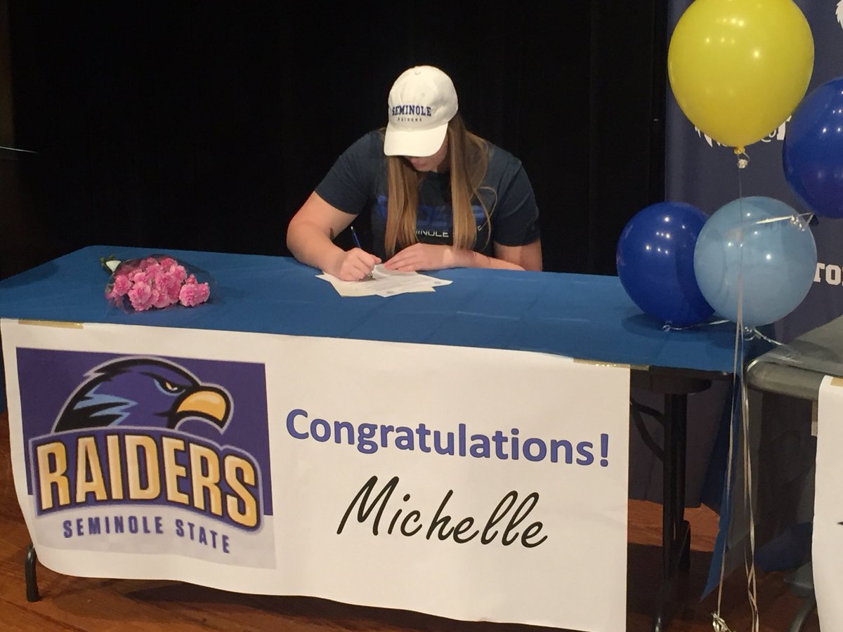 deltonawolvesAD's tweet photo. Congratulations Michelle, Amanda, Chelsea and Abigale for your softball scholarships https://t.co/1829BBWn5U