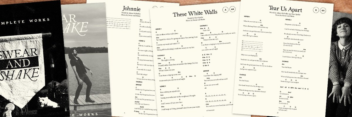 The Official Swear and Shake chord and lyric book is here! blurb.com/bookstore/invi…