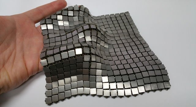 ZigZag_DT's tweet photo. #MaterialMonday = A coolly named "Space Fabric" made at #NASA. 3D printing both #geometry and #functionality. Each side also has a different #DesignFunction.  #Space #Engineering #design #modernmaterials #prototype https://t.co/trP8OdRCBJ