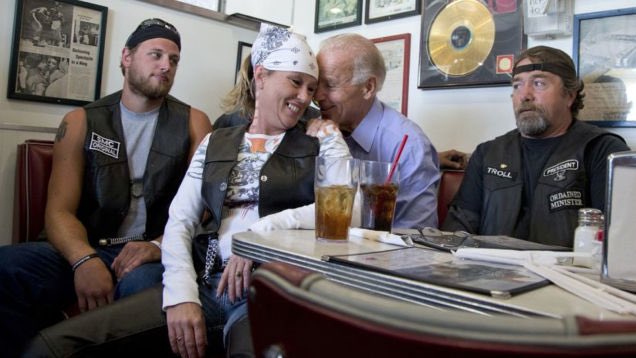 Why must former Vice President Joe Biden habitually smell the hair of the women, little girls, and babies he meets?
