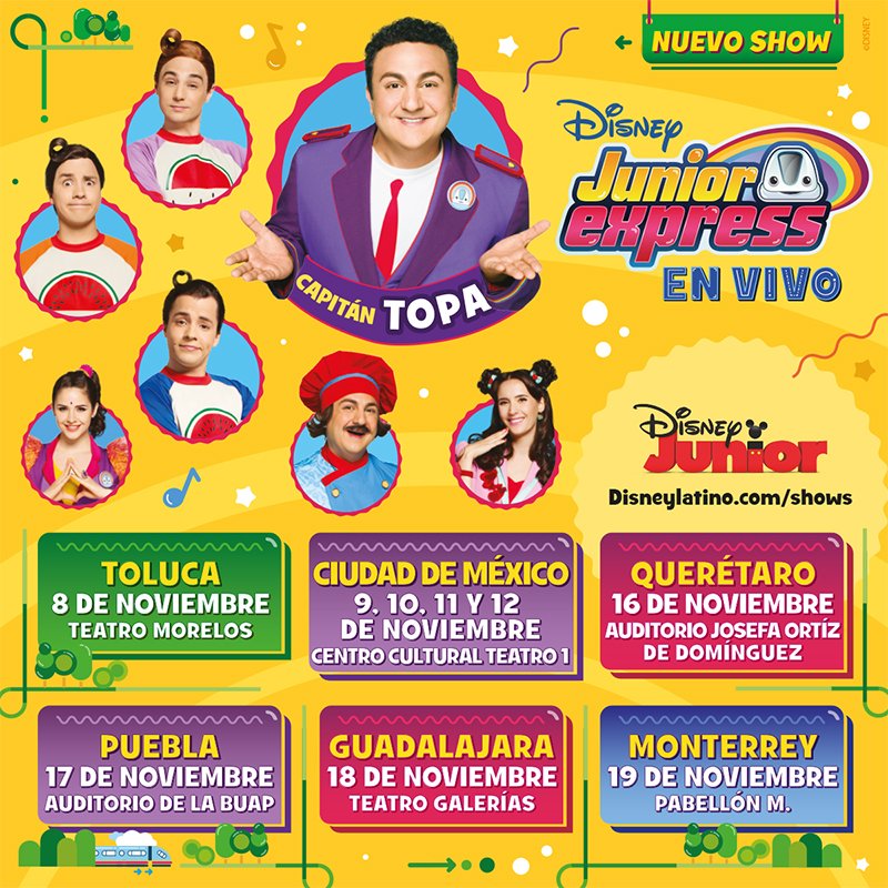 Estamos a pocos días de que el Capitán Topa llegue con toda su tripulación a la BUAP de Puebla. 

No te pierdas este espectáculo el próximo 17 de noviembre con dos funciones, 16:00 y 18:30 hrs.