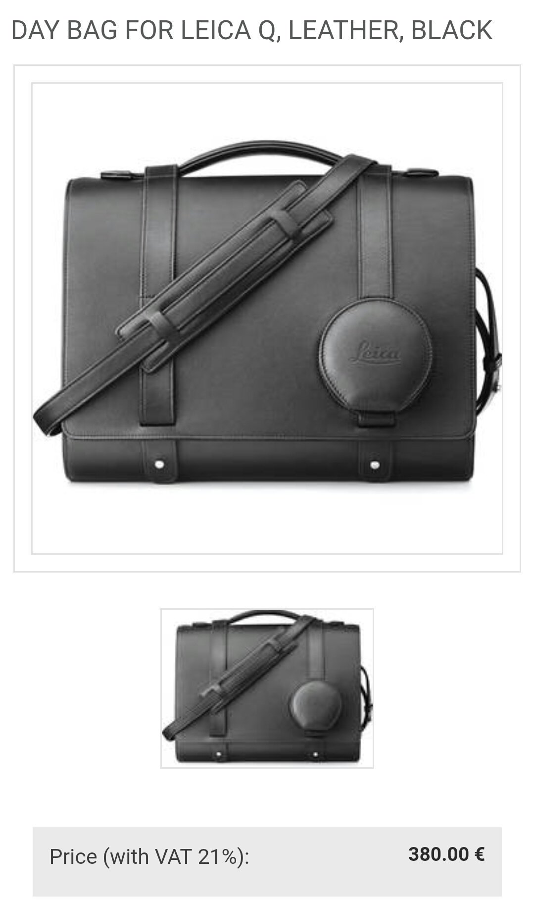 leica q day bag