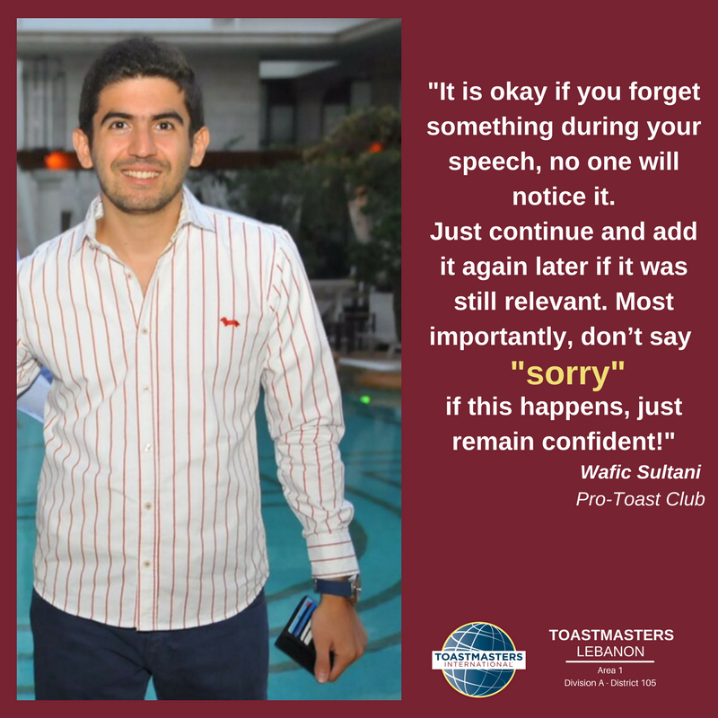 A simple "sorry" can sometimes heal wounds, at other times, it can do wrong more than good.
Let us start our week with Wafic Sultani's advice.
When a Leader speaks! #TMLebanon #TMQuotes #quote #publicspeaking