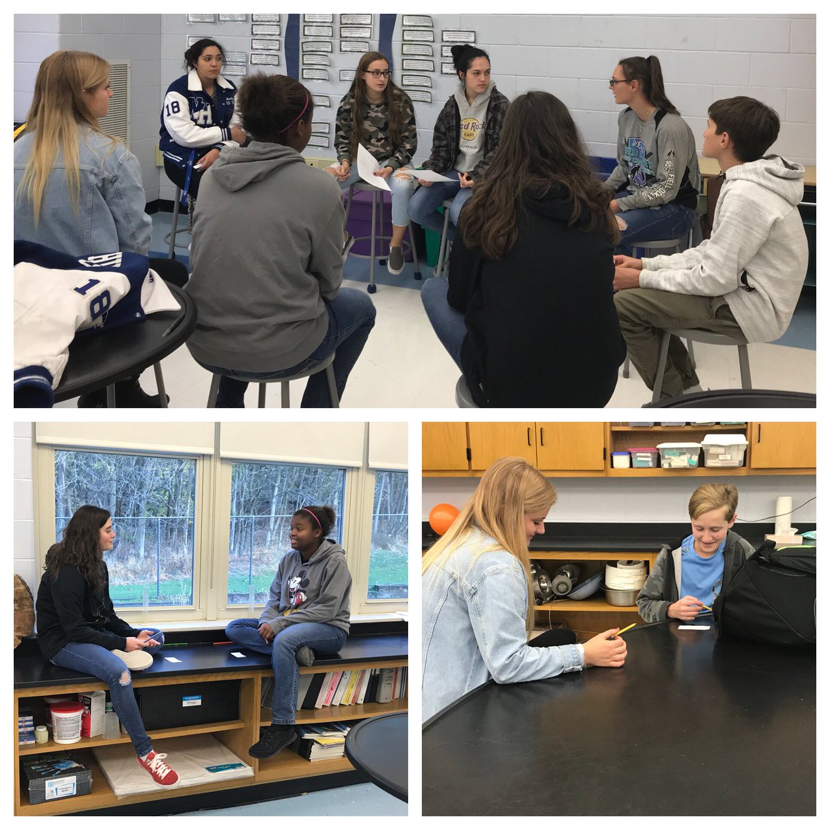 WH Peer Leaders hosted a leadership training for the OCS Above the Influence Club! <a href="/oxfordcentral/">Oxford Central</a> <a href="/wh_peer/">Warren Hills Peer</a> <a href="/WHRHighSchool/">Warren Hills HS</a>