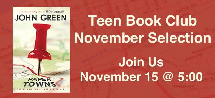 CTLreads's tweet photo. Teen Book Club Wednesday.  Join us!  We'll be painting rock and talking about the book. #ctlreads #ctlya #charlestownwv https://t.co/edkCIl10Sv