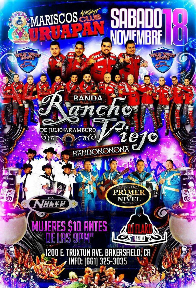 velarde_mauro's tweet photo. Fechas para este fin, paisanos ustedes deciden donde vernos @B_RanchoViejo Bandononona https://t.co/t0LSFWTnkd
